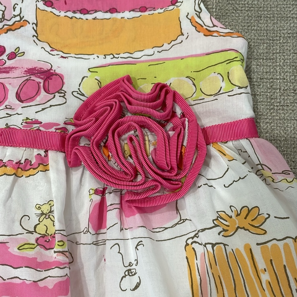 Lilly Pulitzer “Let Them Eat Cake” dress, size 3T - Picture 3 of 13